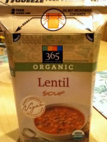 365 Organic Lentil Soup